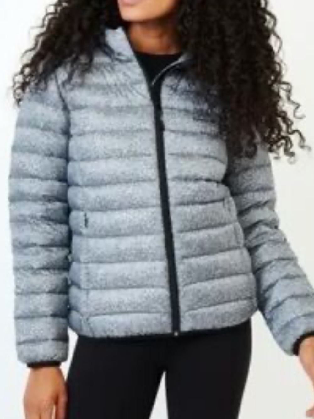 Roots Heather Gray Packable Down Jacket